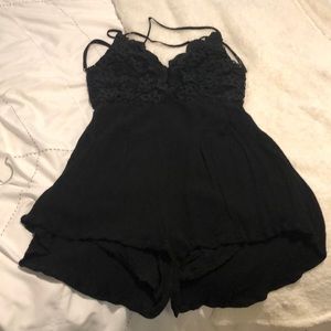 Open back romper